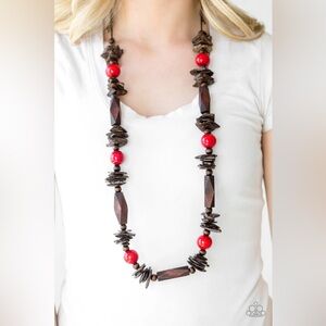 ❤️‍🔥5/$25❤️‍🔥 Cozumel Coast Red Necklace